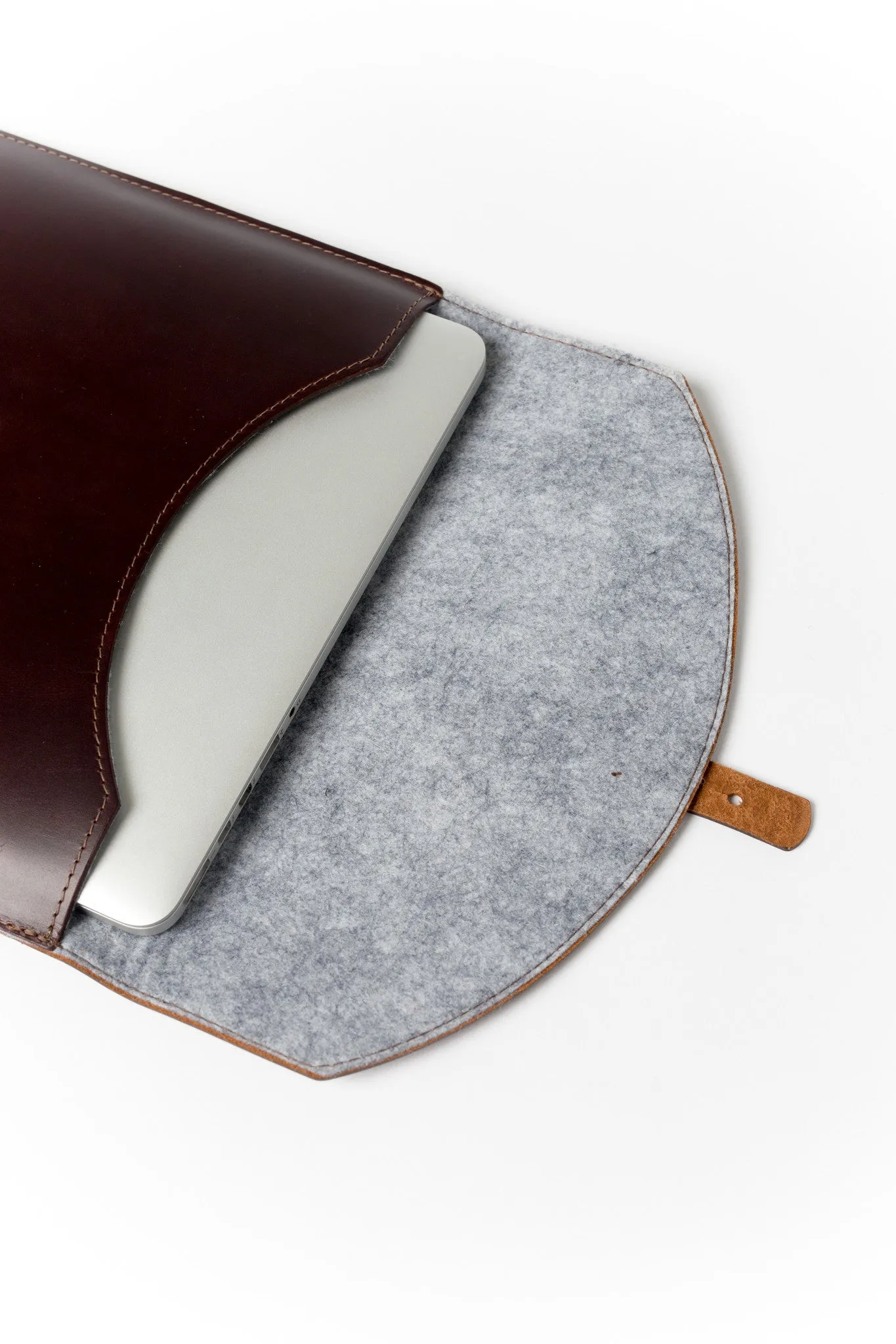 15" Laptop Case - Brown and Yellow - Monogram