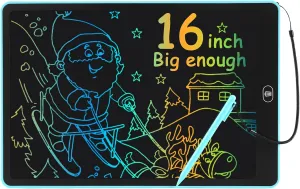 16 LCD Writing Tablet Colorful Drawing Board Toy Gifts for Kids 3 4 5 6 7 8 