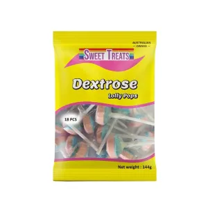 18pcs Dextrose Lolly Pops 144g