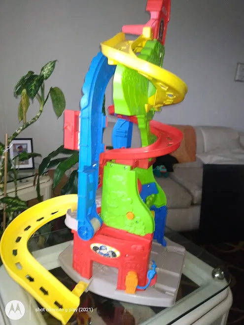 2-In-1 Vehicle Racing Playset