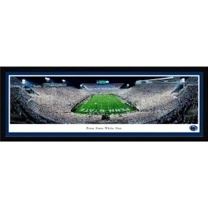 2021 Beaver Stadium "Endzone" White Out in Select Frame