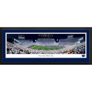 2021 Beaver Stadium "Runout" White Out in Deluxe Frame