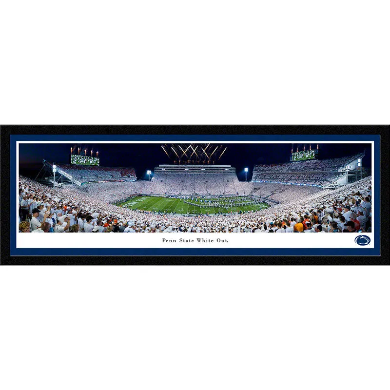 2021 Beaver Stadium "Runout" White Out in Select Frame