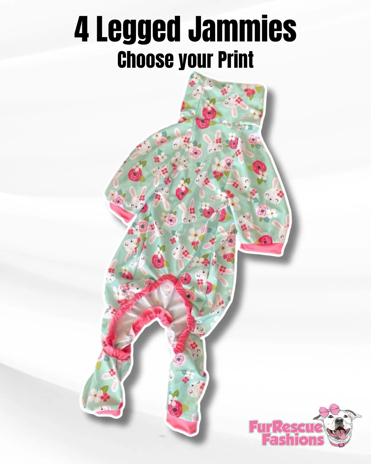 2025 Spring & Easter 4 Legged PAWjamas with Turtle Neck (Available in any pattern)
