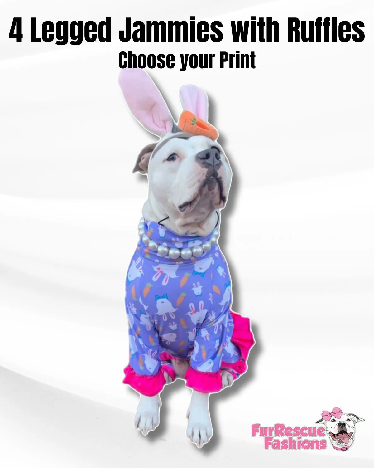2025 Spring & Easter 4 Legged PAWjamas with Turtle Neck (Available in any pattern)