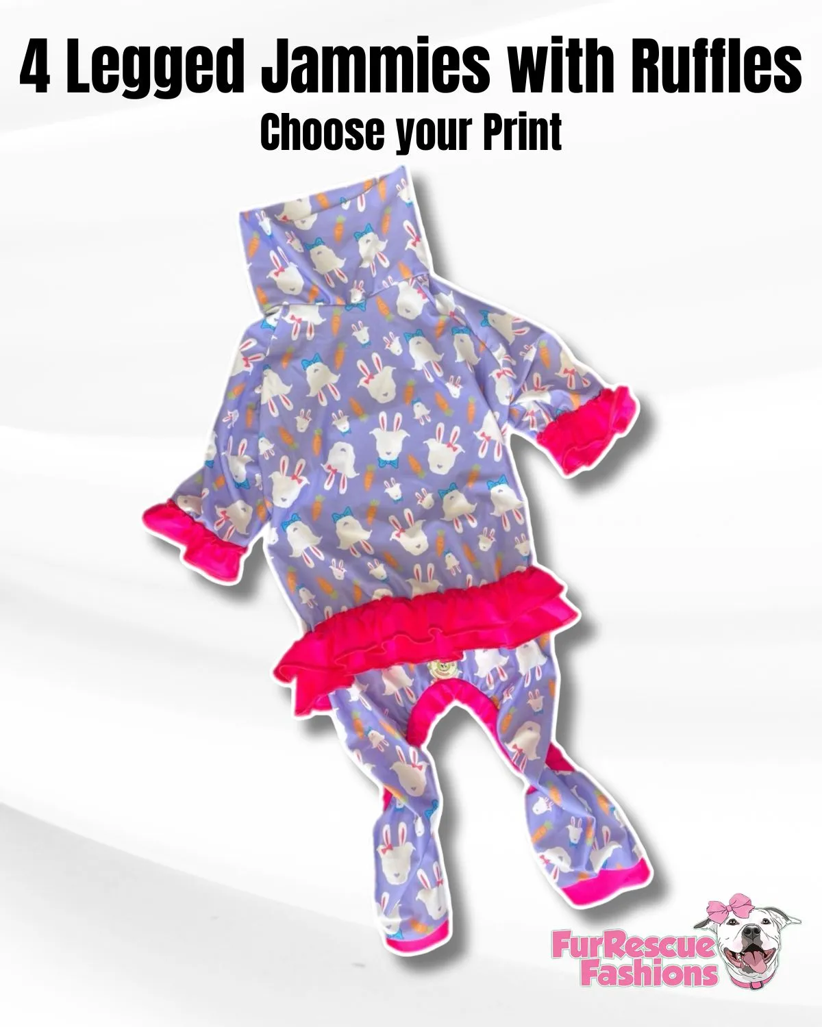 2025 Spring & Easter 4 Legged PAWjamas with Turtle Neck (Available in any pattern)