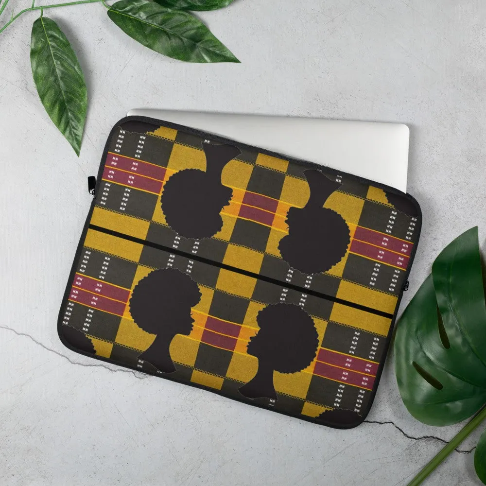 Afro African Print Laptop Sleeve