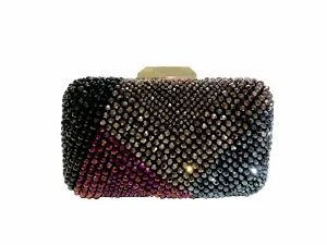 Alexandria Beaded Stones Clutch