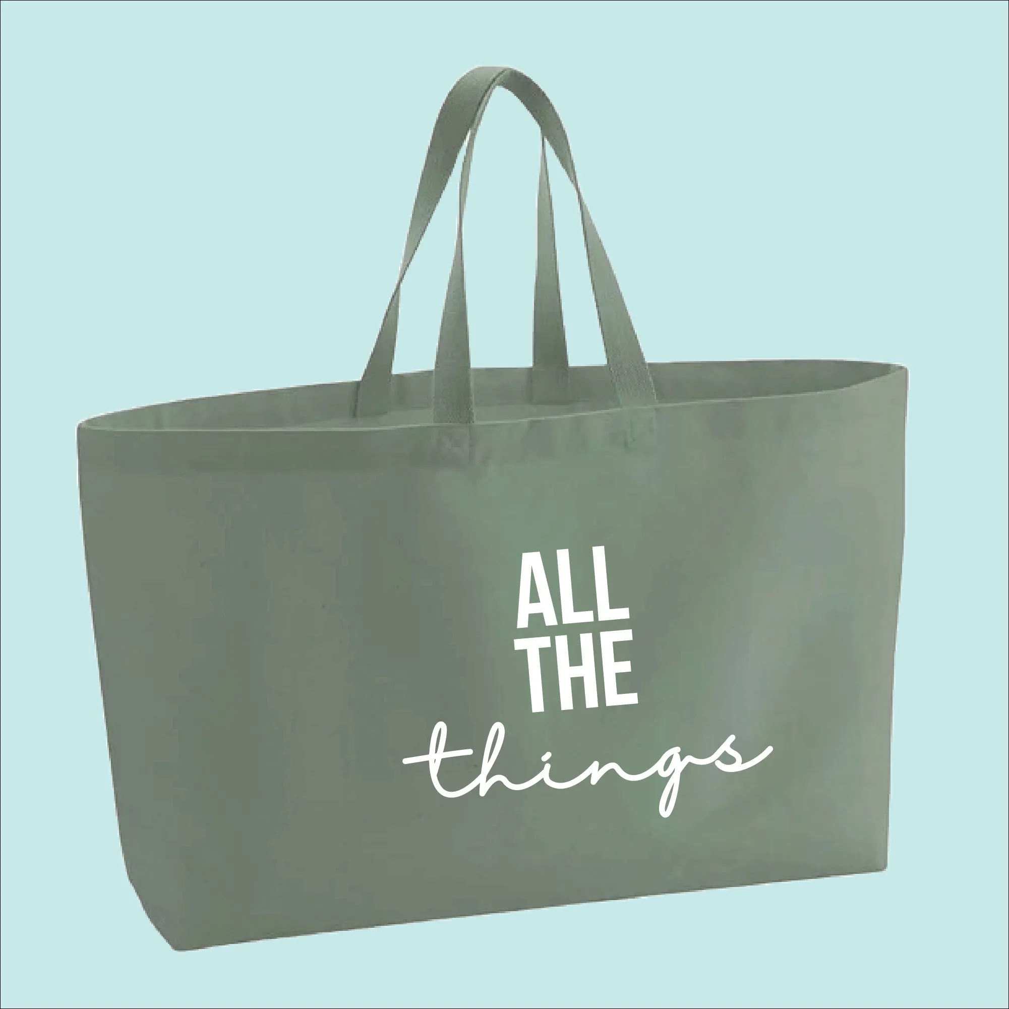 All The Things Premium Canvas Oversized Tote Bag