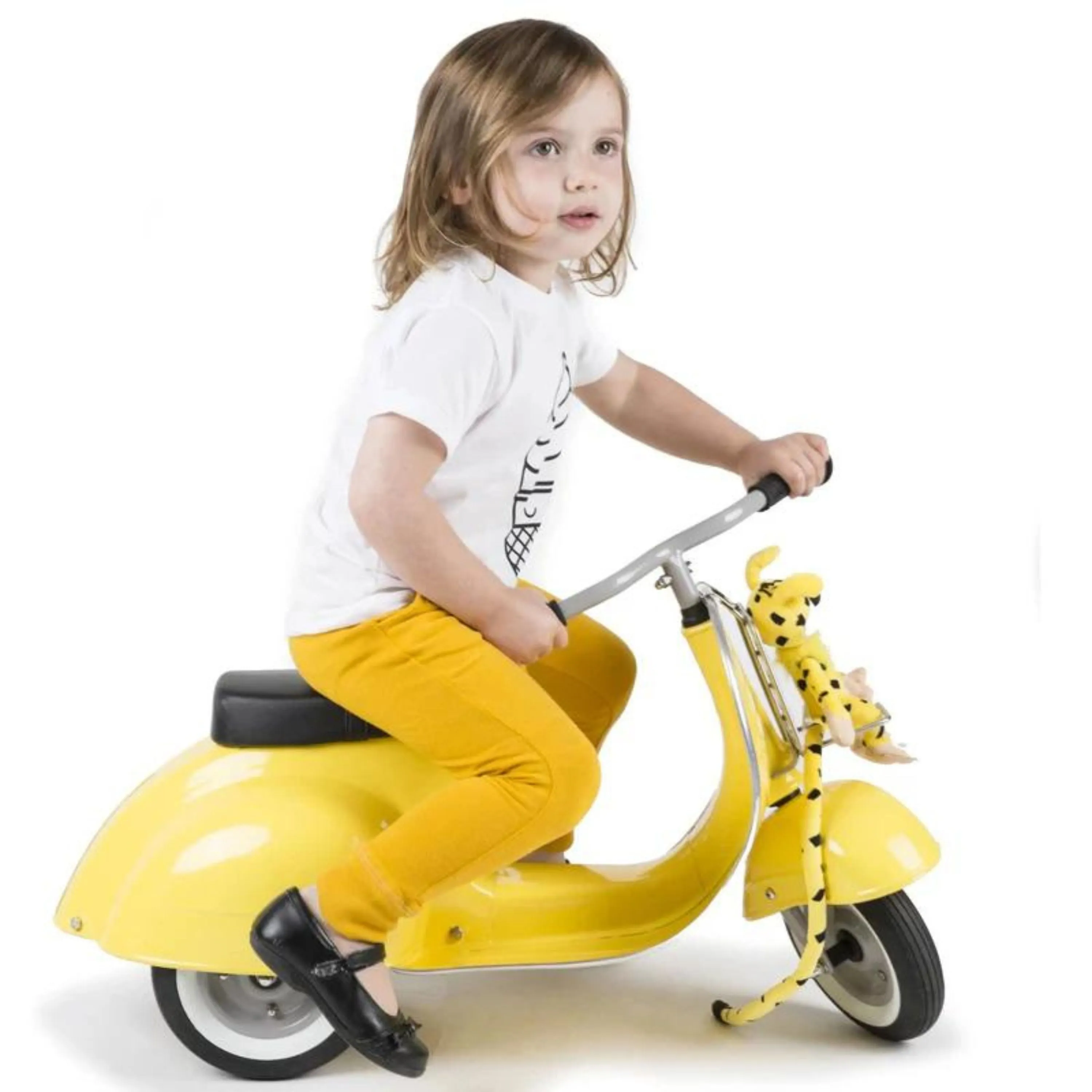 Ambosstoys Primo ride-on Scooter Yellow