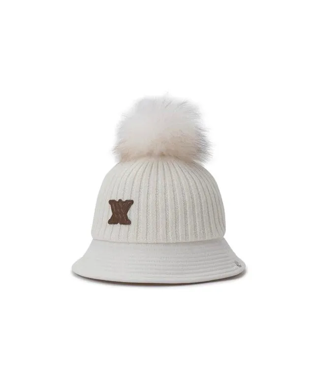ANEW Golf: Women's Woven Knit Mix Bucket Hat - Off White