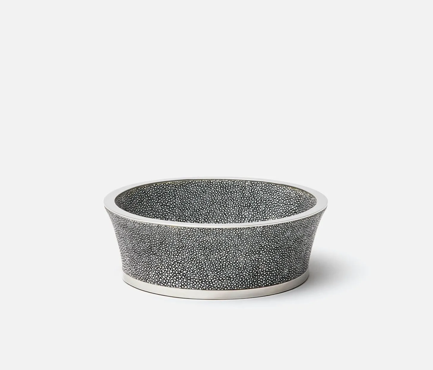 Angelica Cool Gray/Silver Wine Coaster