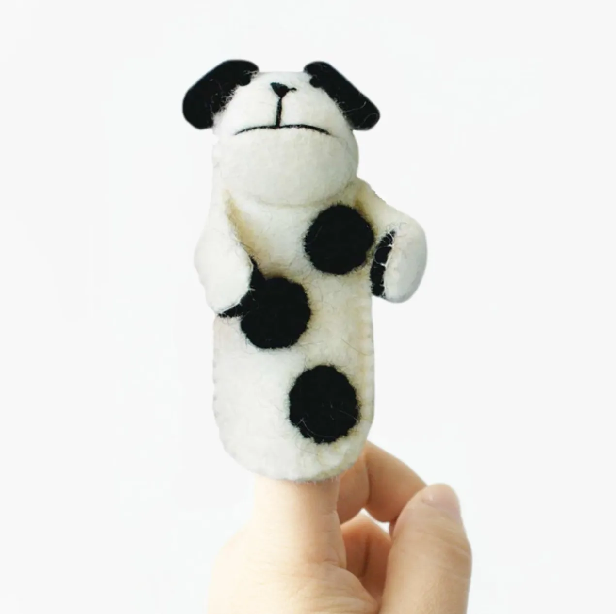 Animal Finger Puppets Felted Wool