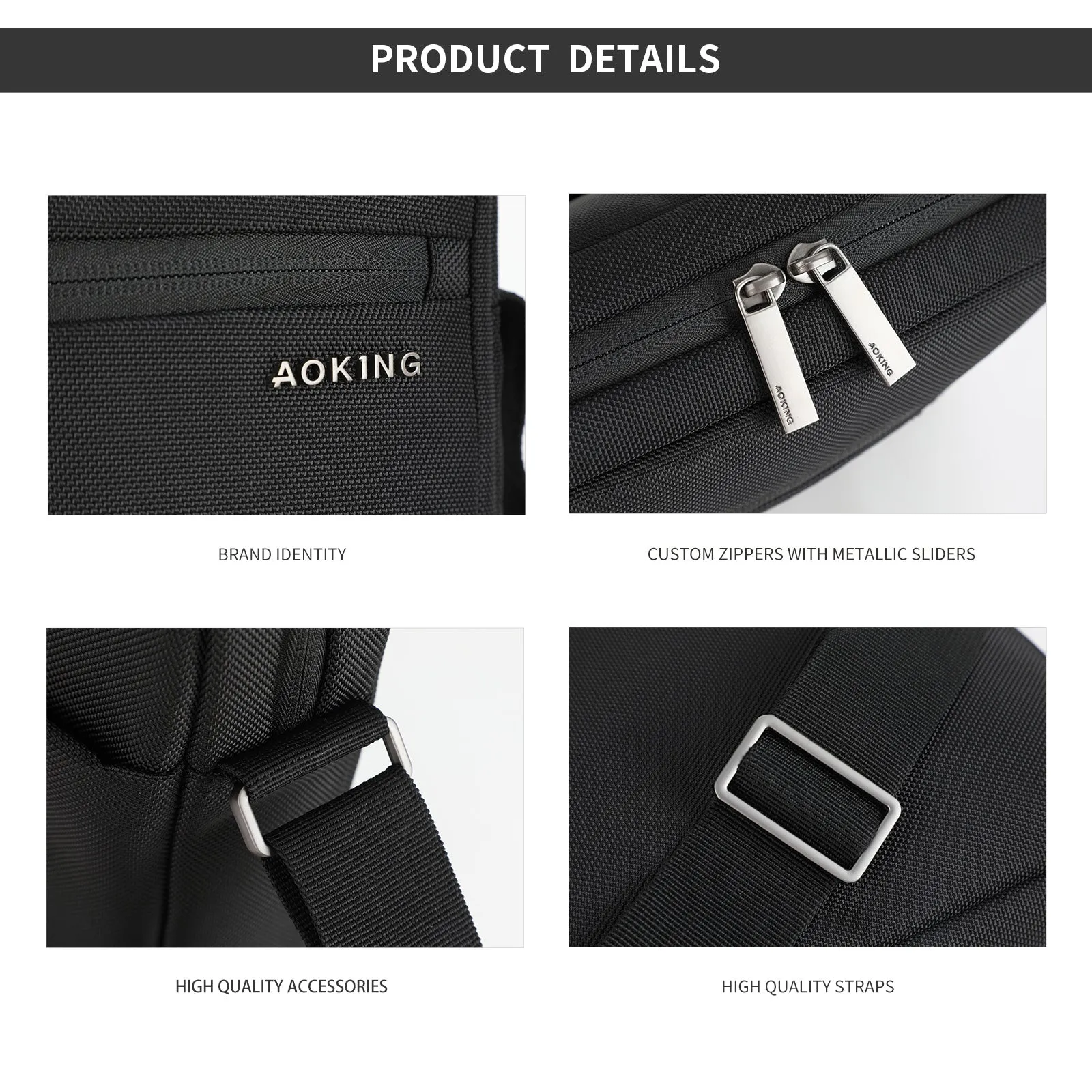 Aoking Durable Large Capacity Cross-Body Shoulder Bag SK2052
