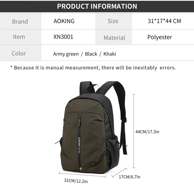 Aoking Factory Price Casual Sport Backpack XN3001