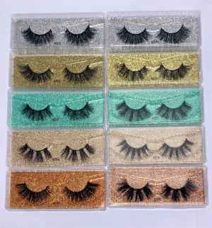 ASSORTED 3D MINK EYELASHES