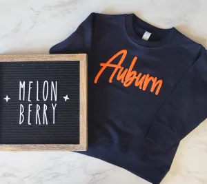 Auburn Puff Vinyl Tee or Sweatshirt