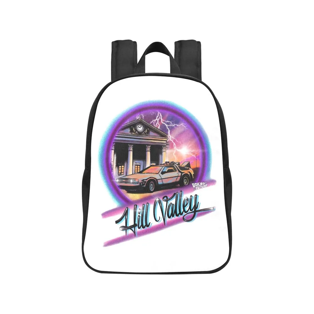 Back To The Future Hill Valley Canvas Backpack