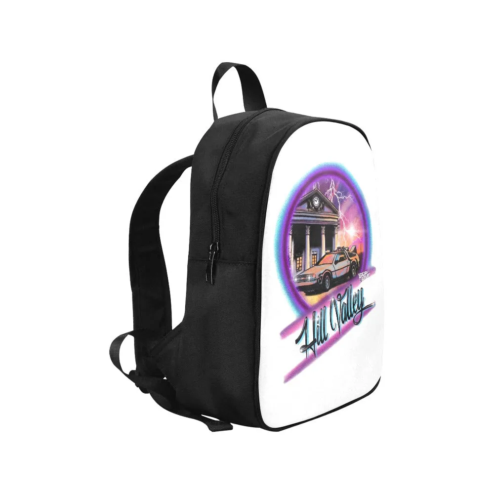 Back To The Future Hill Valley Canvas Backpack