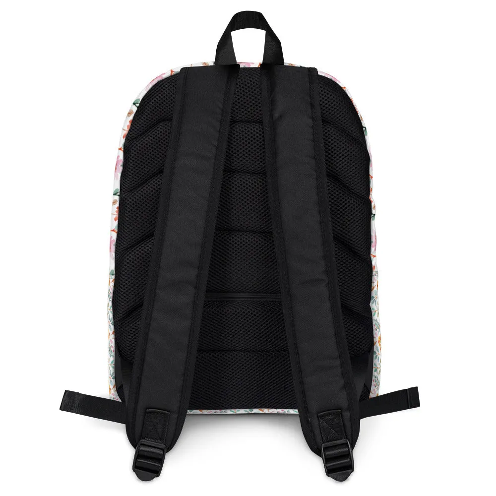 Backpack - flower pattern - print your demand
