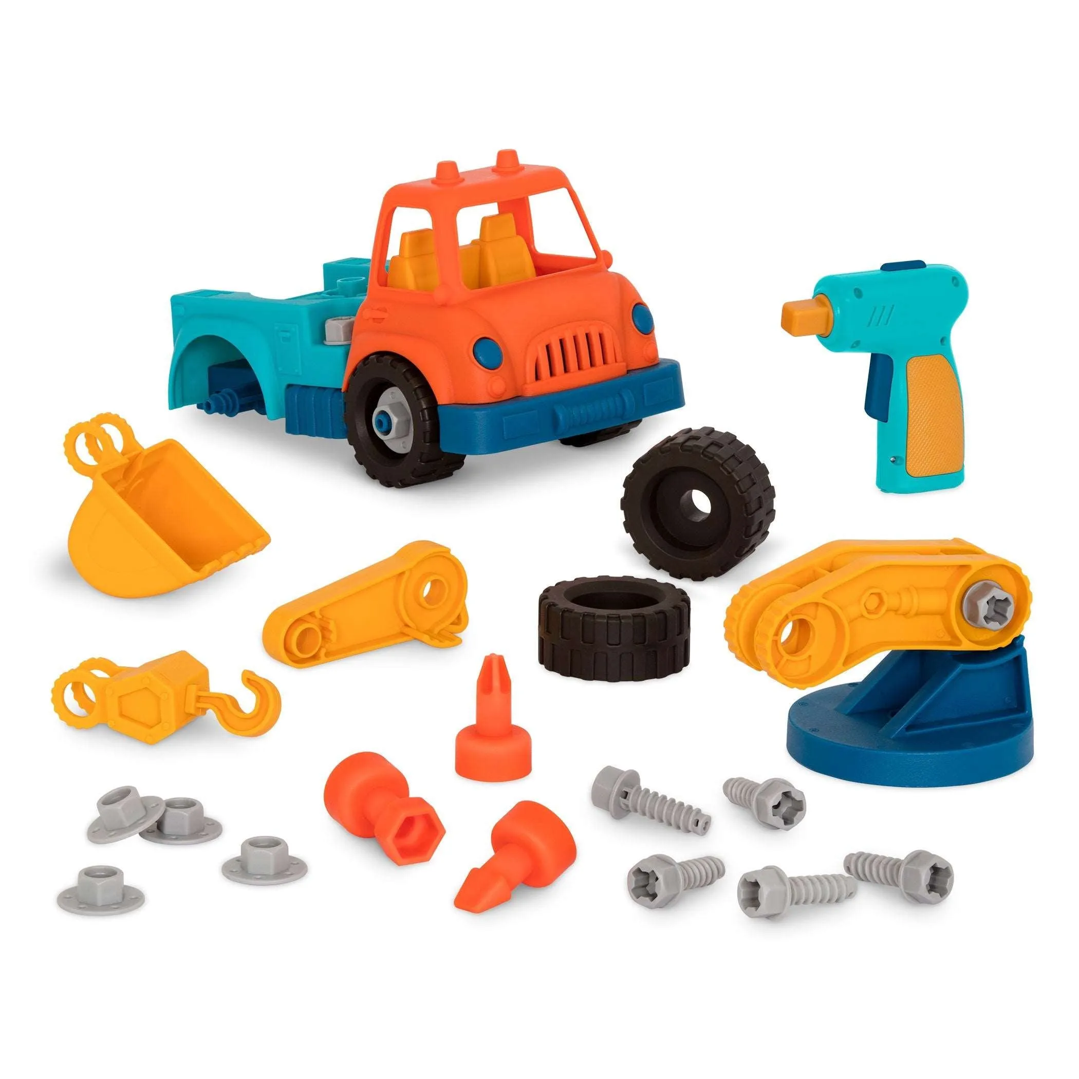 Battat Wonder Wheels Take Apart Crane Truck