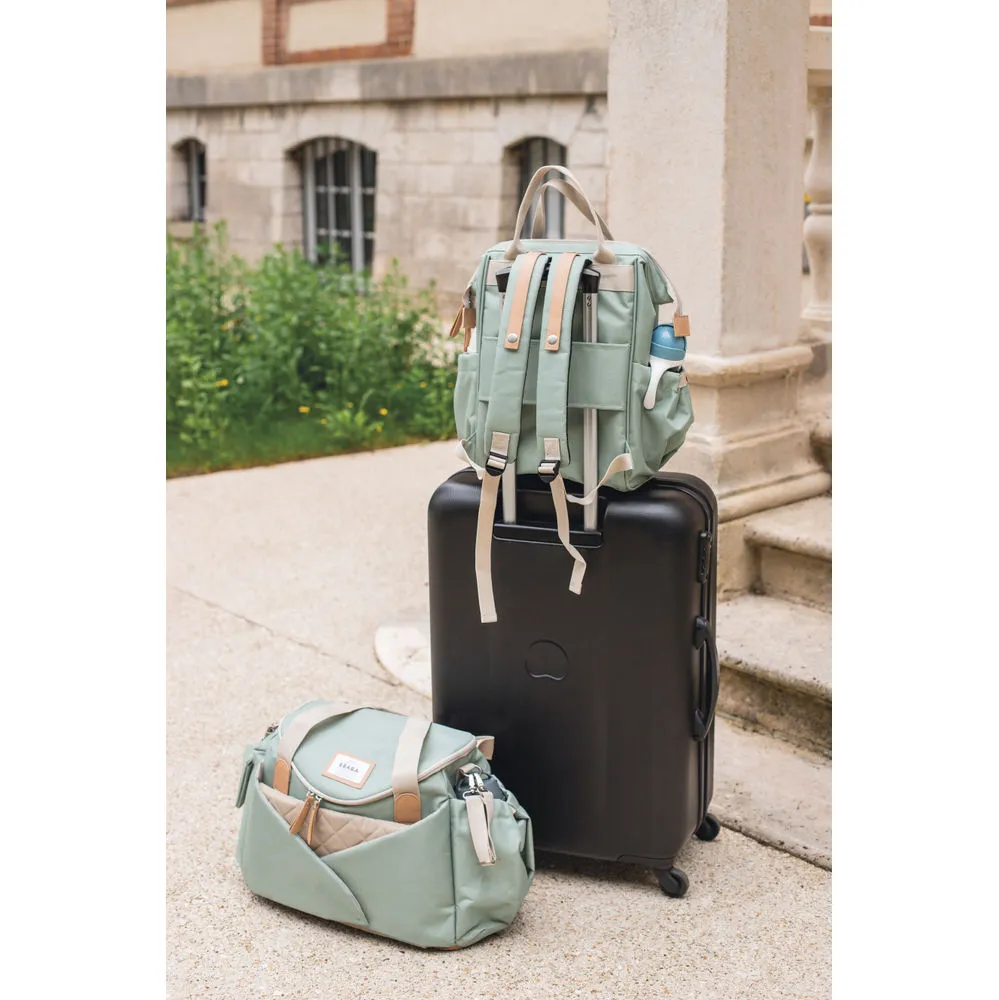 Beaba Wellington Nappy Bag Backpack - Sage Green