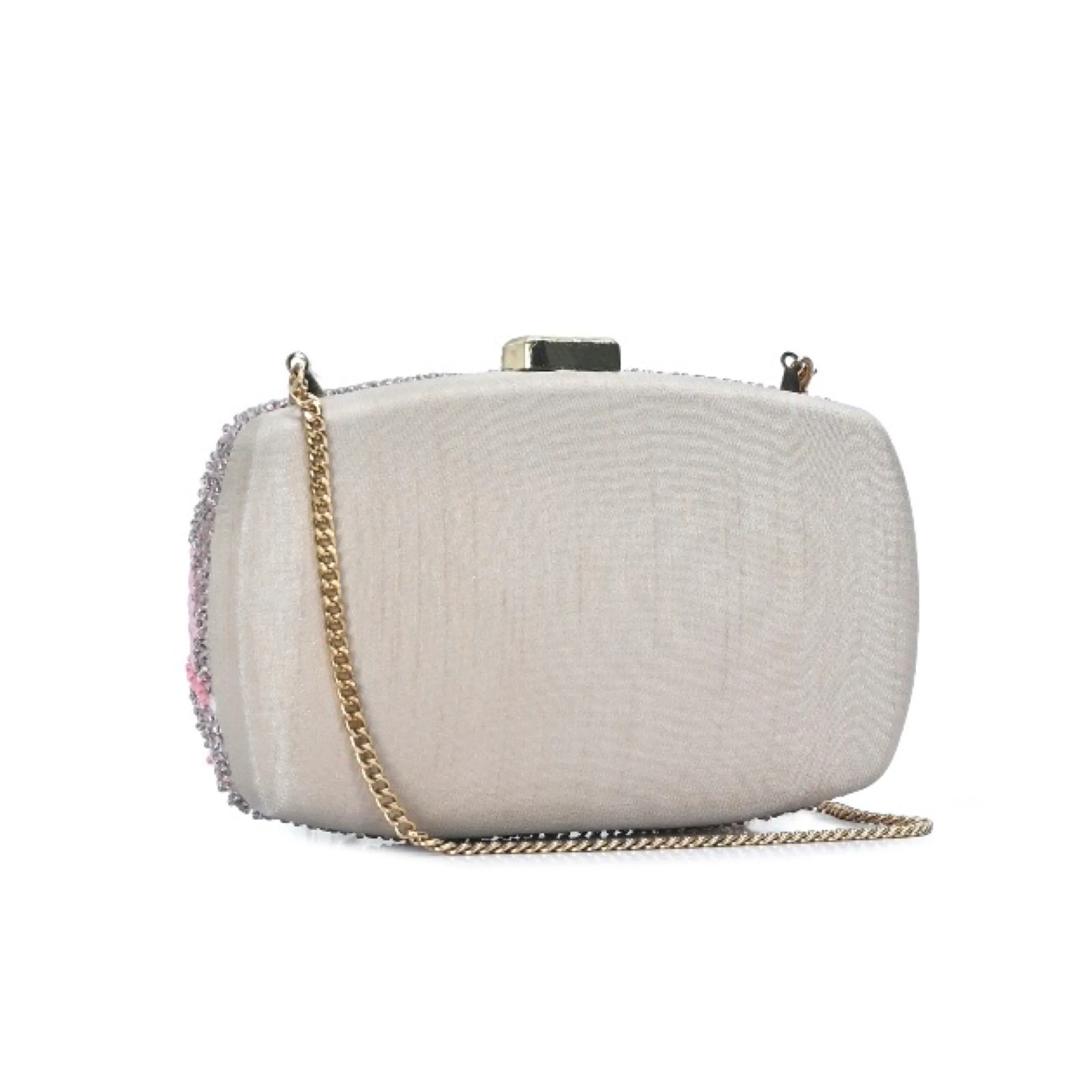 Beaded Artisan Palm Clutch