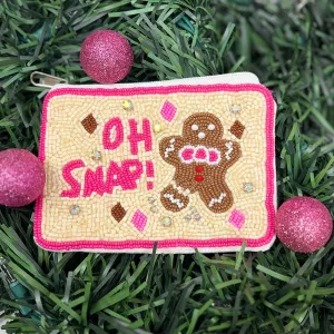 Beaded Gingerbread Coin Purse