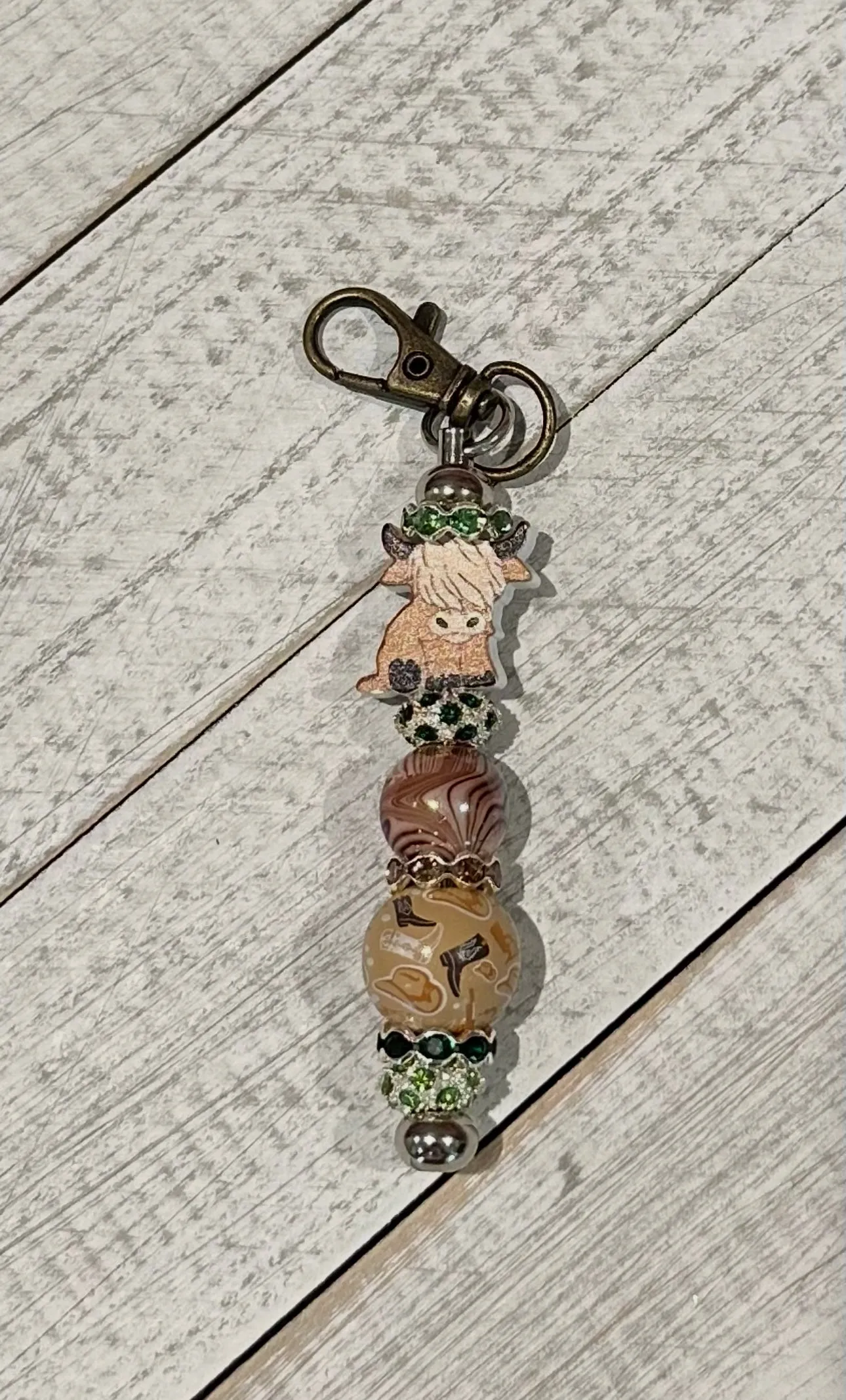 Beaded Purse Charm