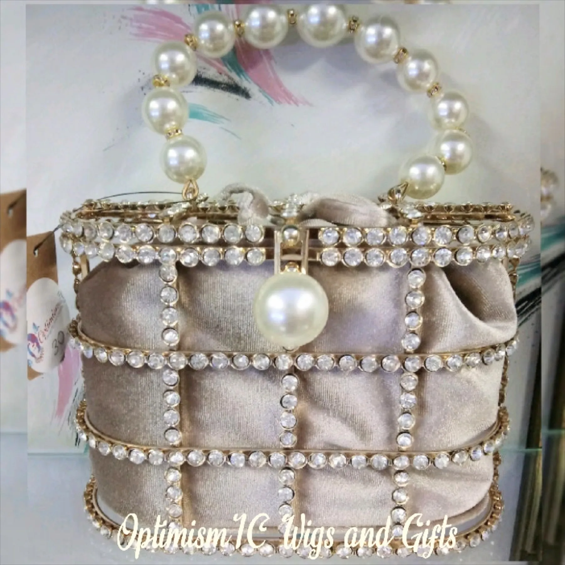 Beaded Rhinestone Purse $30 OptimismIC Wigs and Gifts West St Paul MN