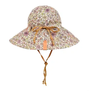 Bedhead Girls Wide- Brimmed Sun Bonnet Hat- Matilda/Maize M