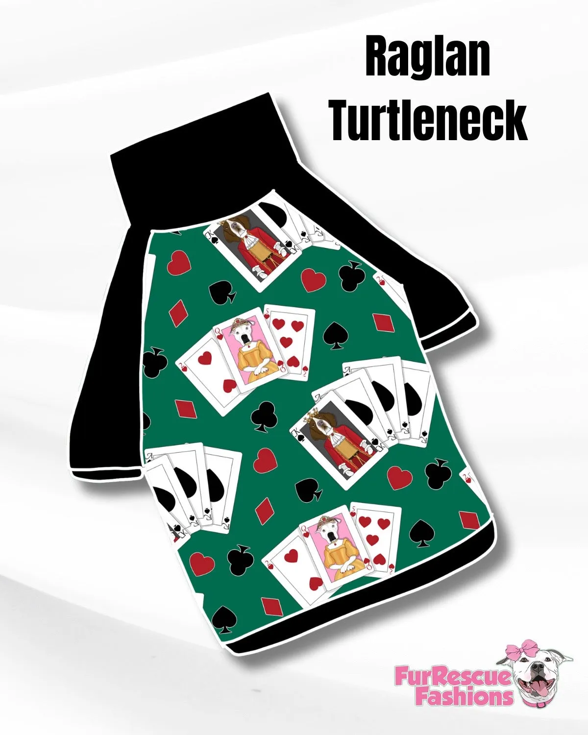 Bet On Love - Dog Pajama with Black Neck & Trim/Sleeves