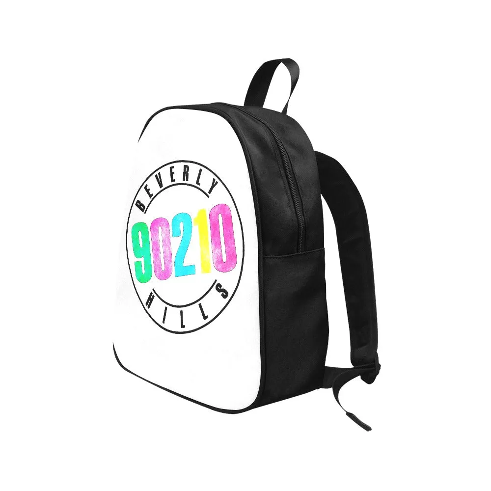 Beverly Hills 90210 Distressed Logo Canvas Backpack