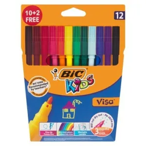 Bic Kids Visa Felt Pens 10   2 Pack