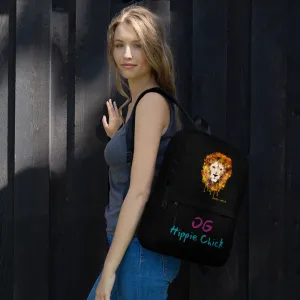 Black Backpack - OG Hippie Chick