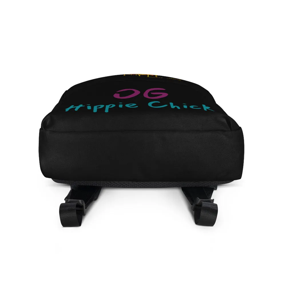 Black Backpack - OG Hippie Chick