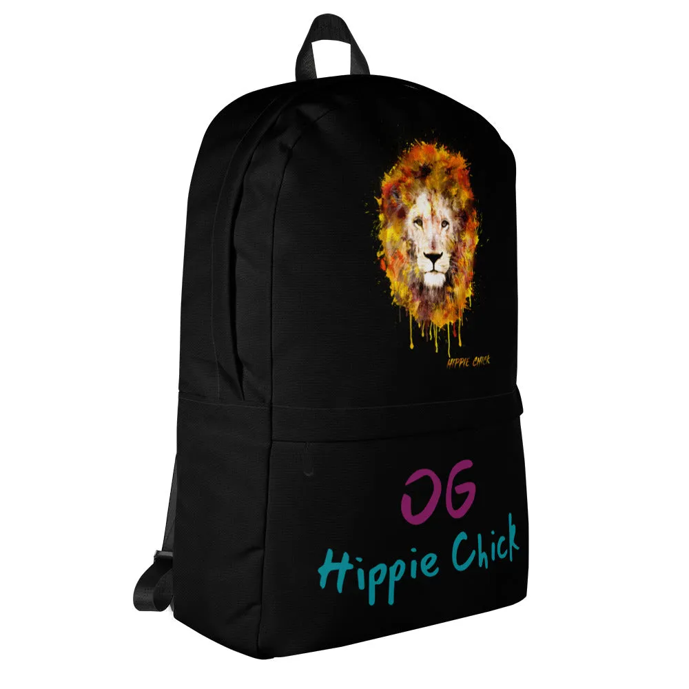 Black Backpack - OG Hippie Chick