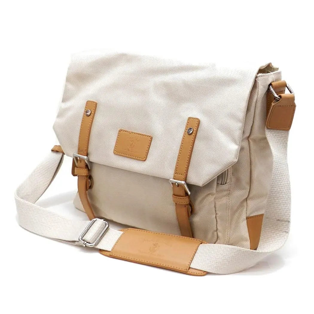black Canvas IPad Laptop school form protected school Messenger bag