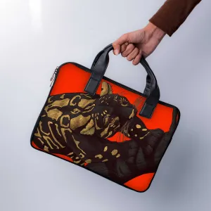 Black Cat Laptop Sleeve With Handle