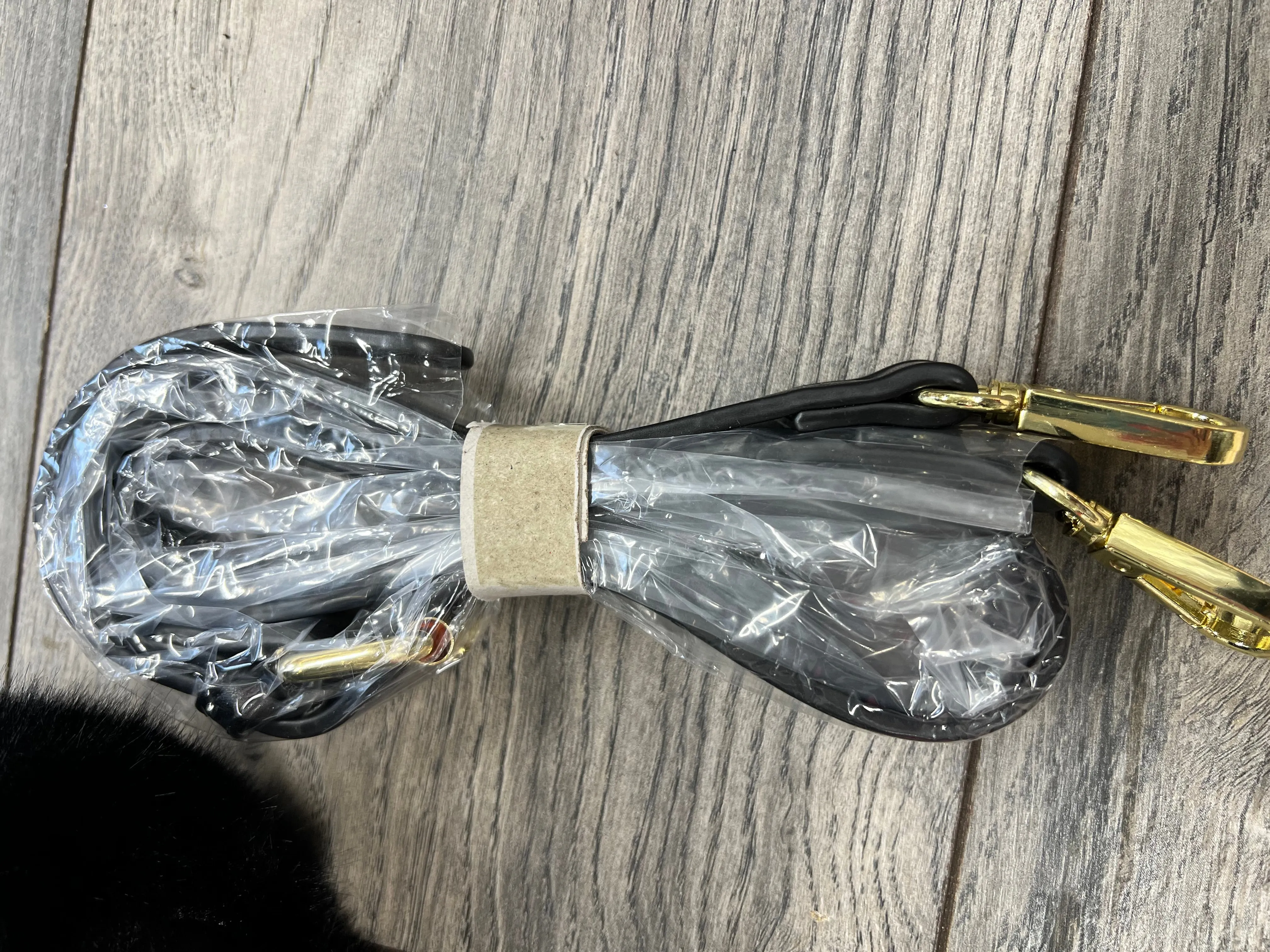 Black Fur Bag
