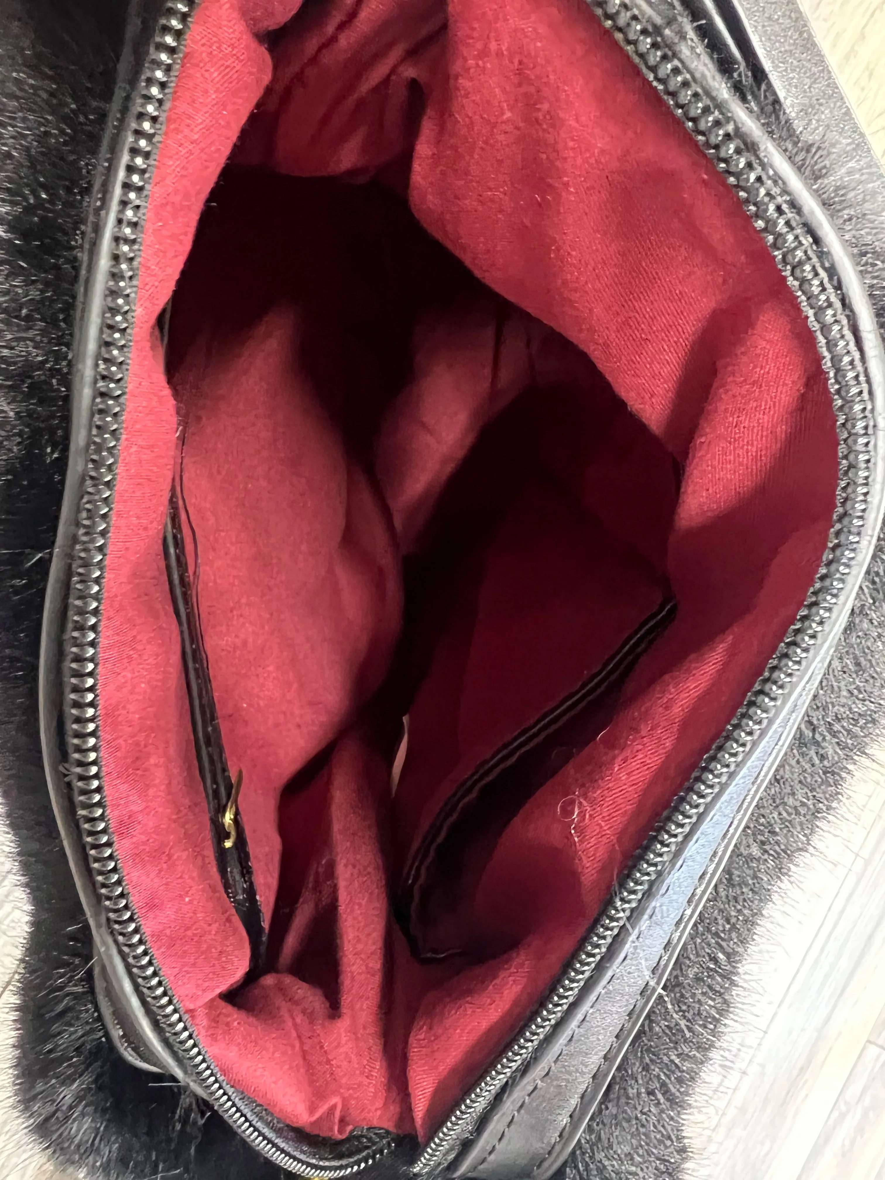 Black Fur Bag