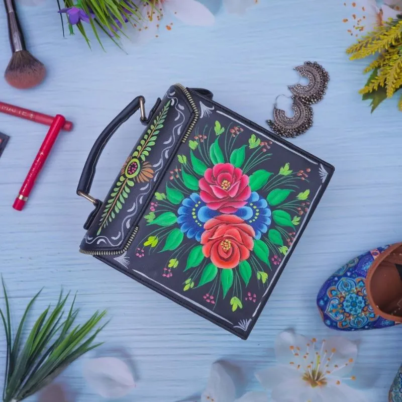Black Hand Painted Bag