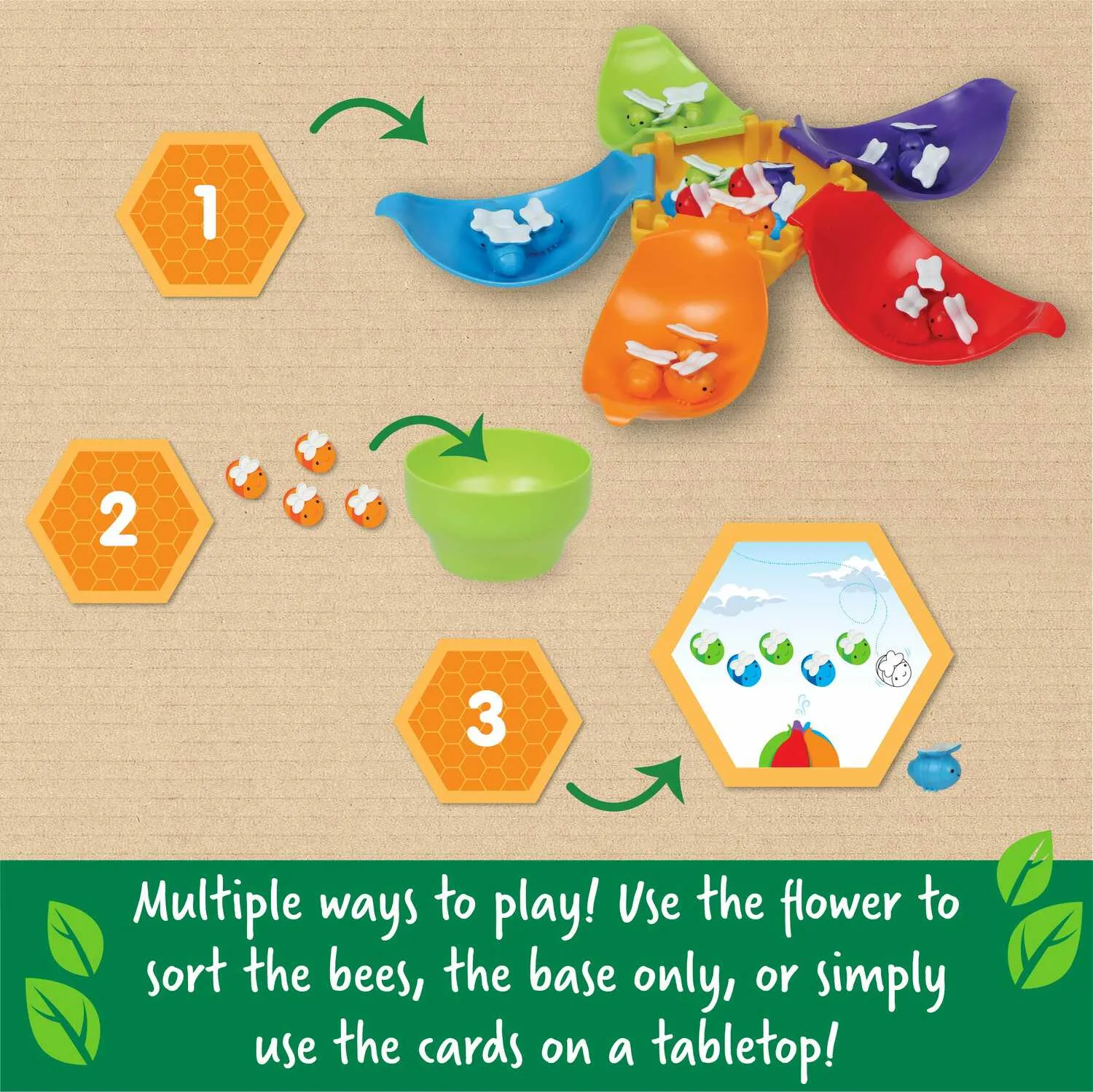 Blooming Balance Bees Fine Motor Sorting Set