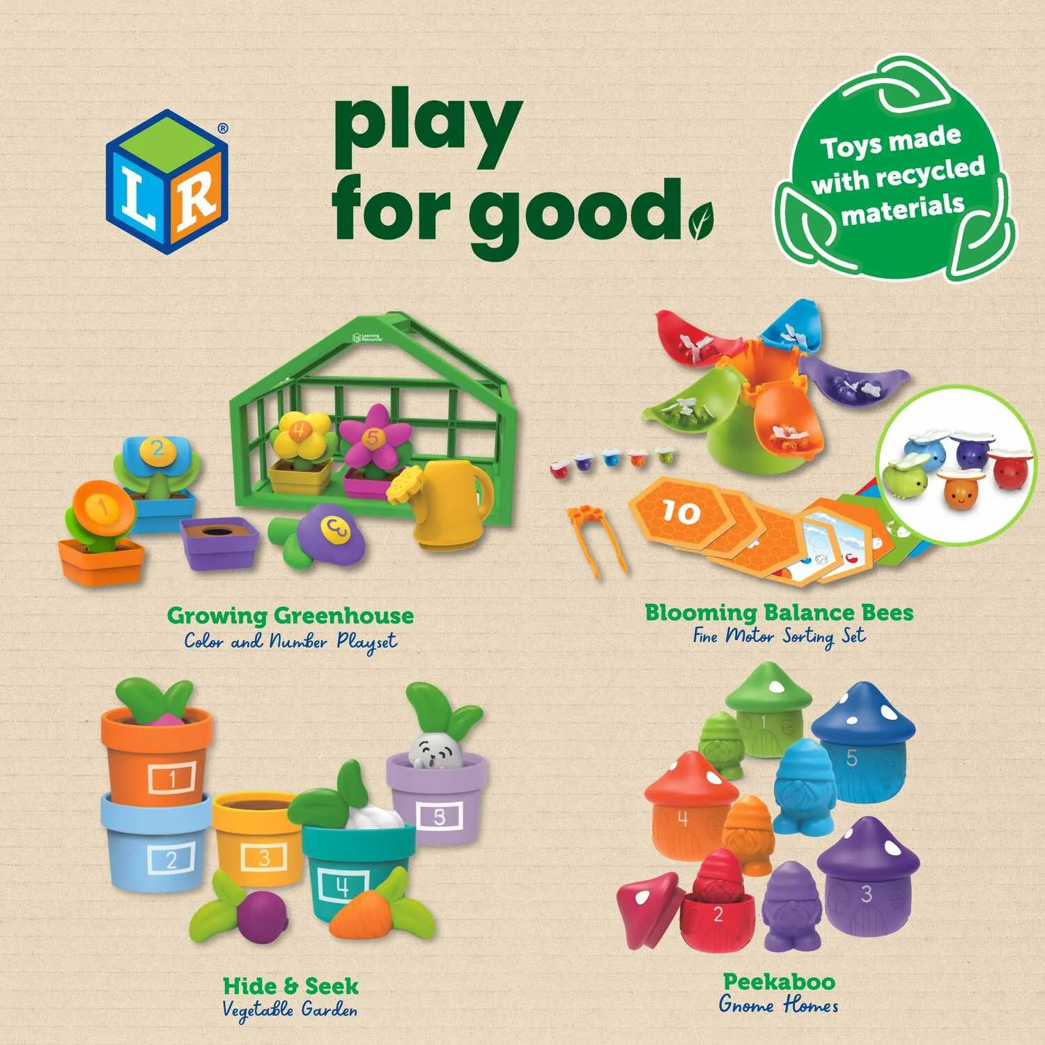 Blooming Balance Bees Fine Motor Sorting Set