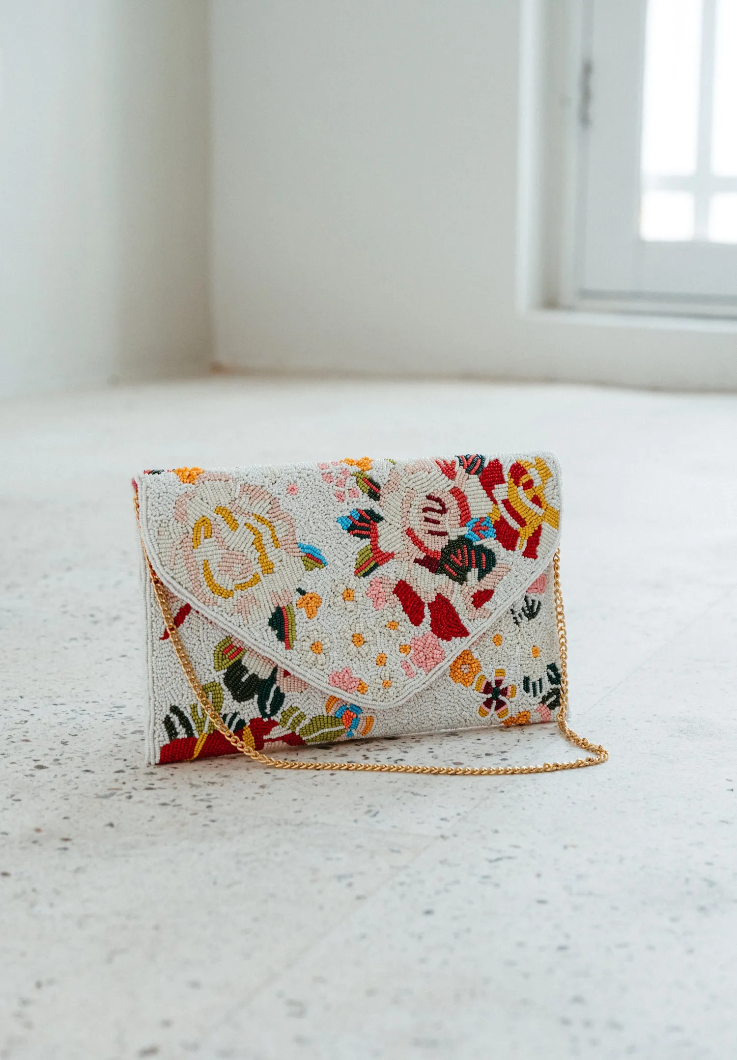 Blooming Gardens Beaded Handbag (Preorder)