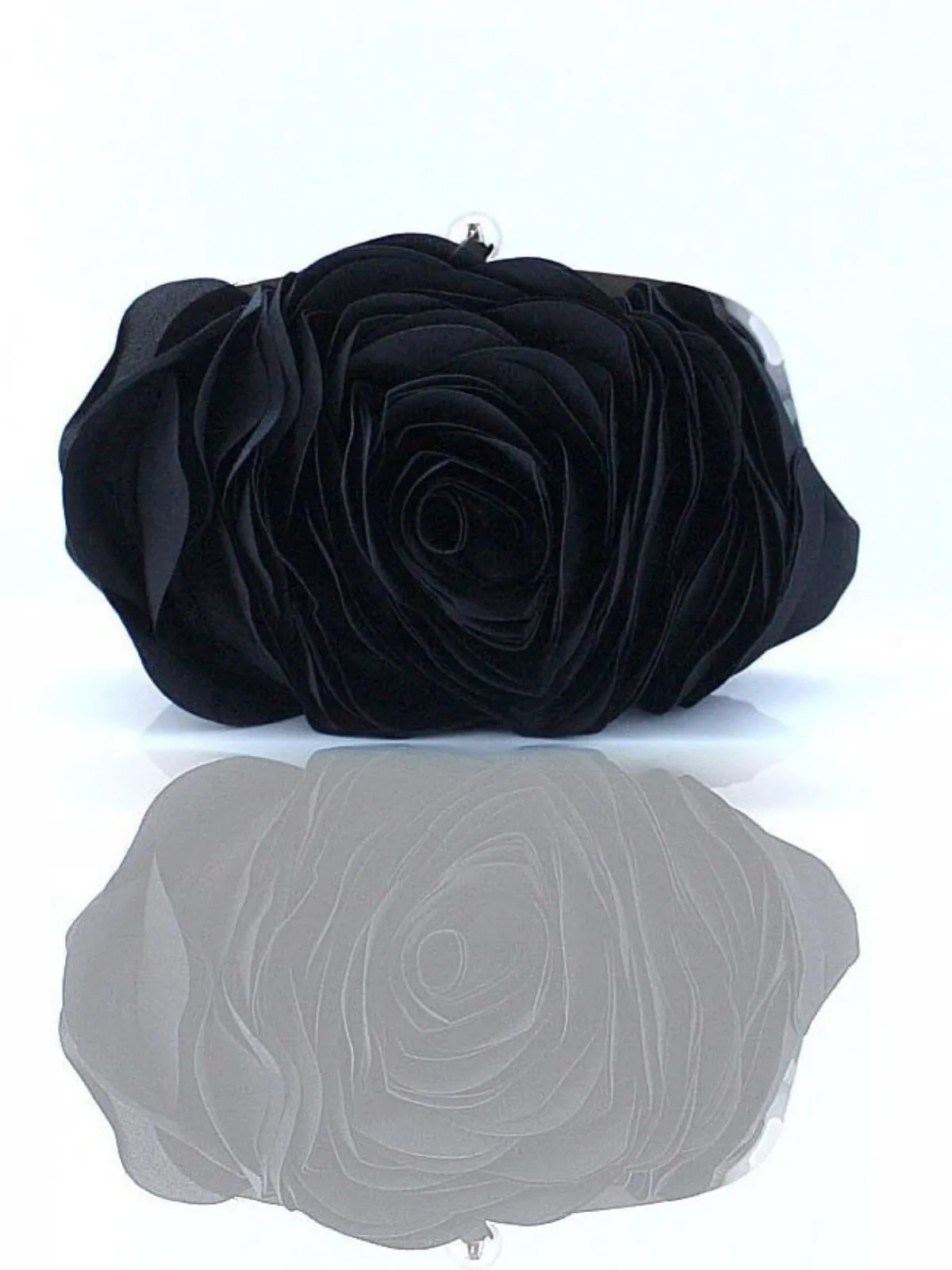 Blooming With Grace Rose Flower Evening Clutch