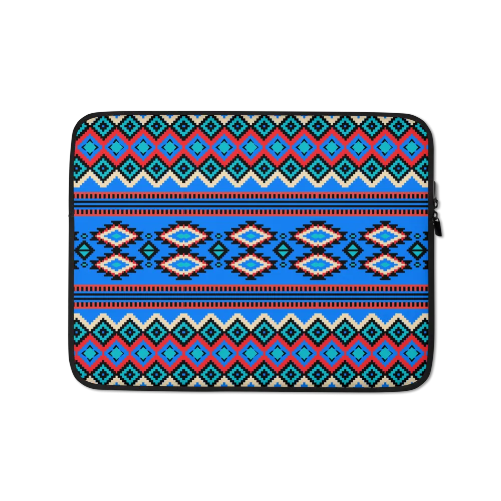 BLUE DIAMOND PATTERN Laptop Sleeve