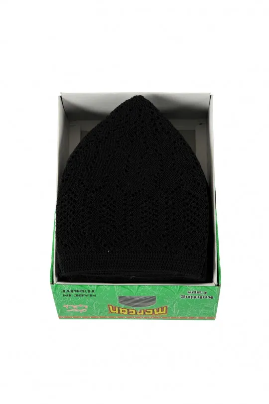Boys Black Net Hat