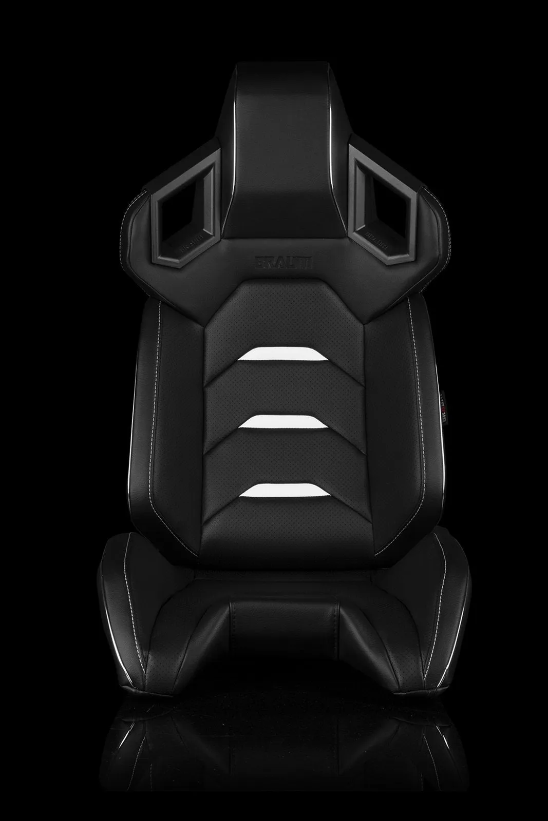 Braum Alpha-X Series Racing Seats - Black & White (PAIR)