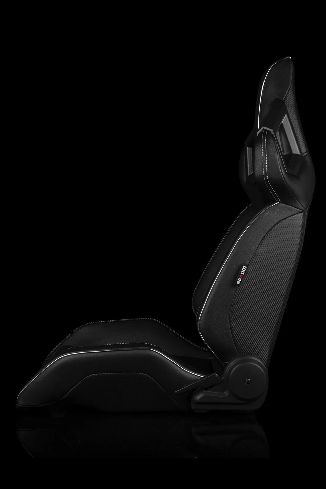 Braum Alpha-X Series Racing Seats - Black & White (PAIR)